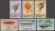 Buy [VA0354] Vanuatu: Airships/Dirigibles/Zeppelins (1983) MNH Full Set