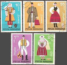 Buy [RO2406] Romania: Regional Costumes (1973) CTO Jumbo Short Set