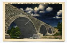 Buy Moonlight Over Linville River On Blue Ridge Parkway, Western North Carolina