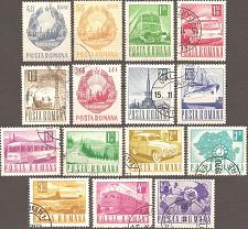 Buy [RO1975] Romania: 15 values from a regular issue (1967-19683) CTO