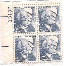 Buy 1966 Frank Lloyd Wright 2 cent stamps