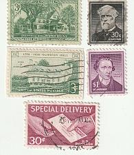 Buy 1950's - 5 Used Postage Stamps