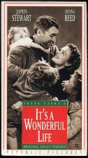 Buy IT'S A WONDERFUL LIFE James Stewart NEW VHS Video Frank Capra's Classic