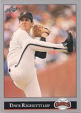 Buy 1992 Leaf Series 1 #135 Dave Righetti