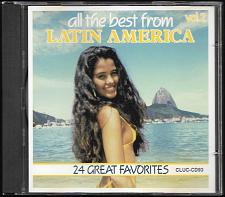 Buy ALL THE BEST FROM LATIN AMERICA VOLUME 2 Latin Music USED CD