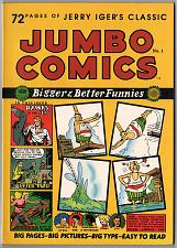 Buy JERRY IGER'S CLASSIC JUMBO COMICS # 1 Golden Age Reprints In Black And White