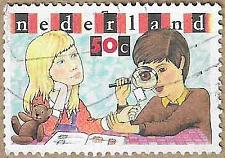 Buy Girl and Boy with Stamp Album - 17272