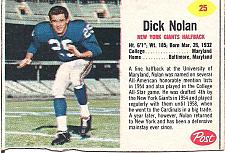Buy 1962 Post #25 Dick Nolan SP