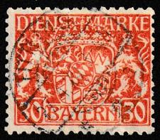 Buy German State Bavaria Used Scott #O16 Catalog Value $.65