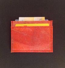Buy VINTAGE RED SMART SLIM WALLET VEGAN REAL LEAF LEATHER BUSINESS CARD WALLET HOLDER Buy VINTAGE RED SMART SLIM WALLET VEGAN REAL LEAF LEATHER BUSINESS CARD WALLET HOLDER
