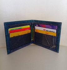 Buy MEN SLOT WALLET LEAF LEATHER POCKET CARD WALLET CARD HOLDER MONEY BILLNOTE WALLET