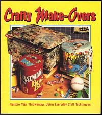 Buy CRAFTY MAKE-OVERS Leisure Arts Crafts Booklet From 1996
