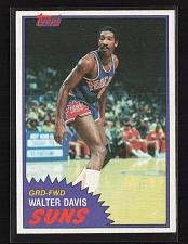 Buy nrmt-vintage 1981-82 topps basketball #33 walter davis-suns-hof-nba