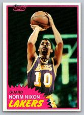 Buy nrmt-vintage 1981-82 topps basketball #22 norm nixon-lakers-nba