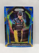 Buy mt-2020 panini prizm racing #37 brandon jones-blue hyper prizm parallel-nascar