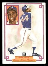 Buy nrmt-1984 donruss grand champions #8 hank aaron-braves-jumbo card-hof-mlb