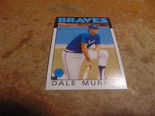Buy nrmt-1986 topps baseball #600 dale murphy-braves-mlb