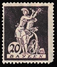Buy German State Bavaria Unused Scott #241 Catalog Value $.25
