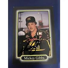 Buy signed/autographed-mickey gibbs-1990 maxx racing card-nascar-look!