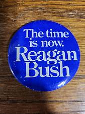 Buy used-vintage 1980 ronald reagan/george bush presidential campaign button/pin-u.s.a