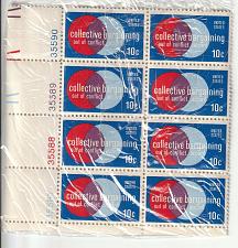 Buy 1975 Collective Bargaining 10 cent stamps