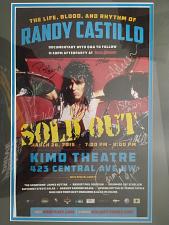 Buy The Life, Blood & Rhythm of Randy Castillo Special Signed Broadside Poster