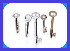 Buy vintage-lot of 5 skeleton keys-metal-look!