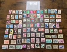 Buy 100 different Spanish used stamps
