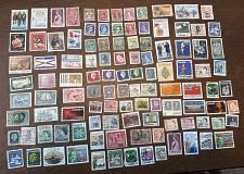 Buy 100 different used Canadian stamps Lot #1