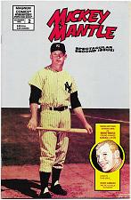 Buy MICKEY MANTLE # 2 Photo Cover Magnum Comics Issue From 1992 With Joe Sinnott Art
