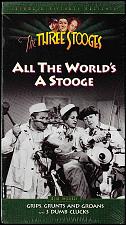 Buy THE THREE STOOGES - ALL THE WORLD'S A STOOGE Three Stooges Shorts NEW VHS Video