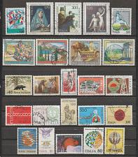 Buy Italy: 24 all different commemorative stamps - Used