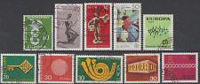 Buy Germany: 10 different Europa/CEPT commemorative stamps - Used