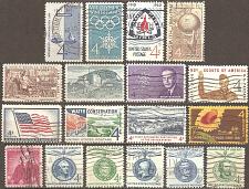 Buy USA: 18 all different 4-cent commemorative stamps - Used