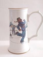 Buy Norman Rockwell Stein Mug "Gay Blades" From the Famous Four Seasons Series For 1948