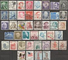 Buy USA: 43 all different regular stamps - Used