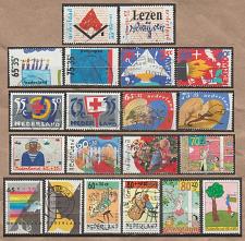 Buy Netherlands: 20 different semi postal stamps - Used