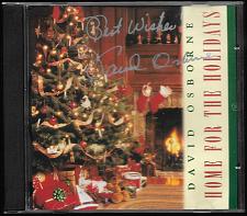 Buy DAVID OSBORNE Home For The Holidays SIGNED Christmas Piano USED CD
