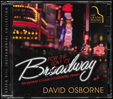 Buy DAVID OSBORNE For The Love Of Broadway SIGNED Piano USED CD
