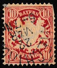 Buy German State Bavaria Used Scott #41 Catalog Value $1.25