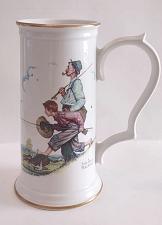 Buy Norman Rockwell Stein Mug " Goin Fishin" From the Famous Four Seasons Series For 1948