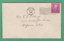 Buy USA: Cover bearing Sc #871 and a 1940 postmark - 2 scans