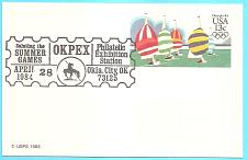 Buy USA: OKPEX Stamp Show Fancy Cancel on a UX100 Postal Card