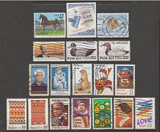 Buy USA: 18 all different 22-cent commemorative stamps - Used