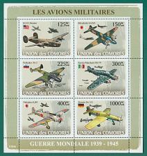 Buy Comoro Islands: World War II Airplanes (2008) MNH Miniature Sheet