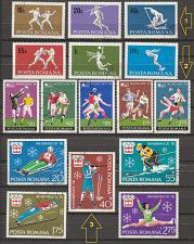 Buy Sports Topical Collection: 6 short sets, 31 all different stamps, CTO - 2 scans