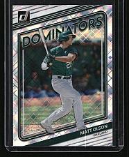 Buy mt 2022 donruss baseball dominators insert #d6 matt olson-a`s-diamond parallel-braves