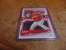 Buy mt 2020 panini donruss baseball #188 albert pujols-angels-mlb