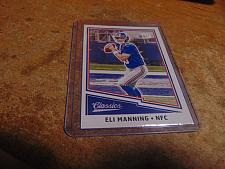Buy mt-2017 panini donruss classics football #70 eli manning-giants-nfl-green parallel