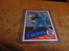 Buy nrmt 1985 topps baseball #536 kirby puckett-twins-hof-rc-rookie card-mlb